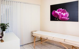 Sprechzimmer für Naturheilkunde in der Hausarztpraxis Rückersdorf