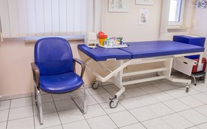 Sprechzimmer der Hausarztpraxis Rückersdorf